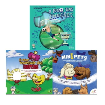 (Combo) O jogo das emoções  + O Reino Encantado das Chupetas + MINI PETS (1)